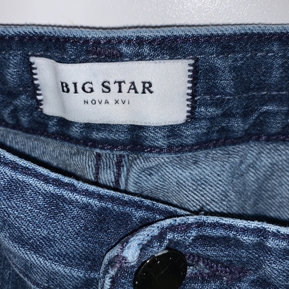 Big Star Distressed Skinny Jeans Billie Slim Slouch - Size 30 / 12 - Picture 10 of 12